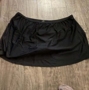 Black Swim Skirt